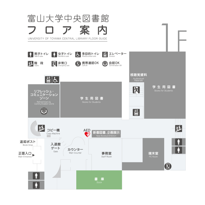 中央図書館（書庫）